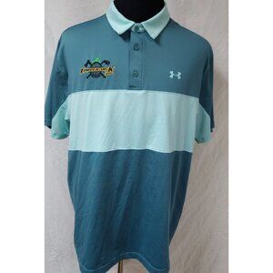 Under Armour Heat Gear 2XL Loose Fit Green Lumberjack Classic Golf Polo Shirt